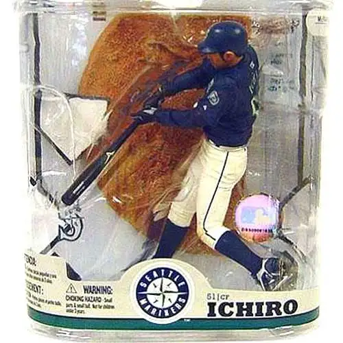 McFarlane Toys MLB Seattle Mariners Sports Picks Baseball Series 22 Ichiro Suzuki Action Figure [With Baseball]