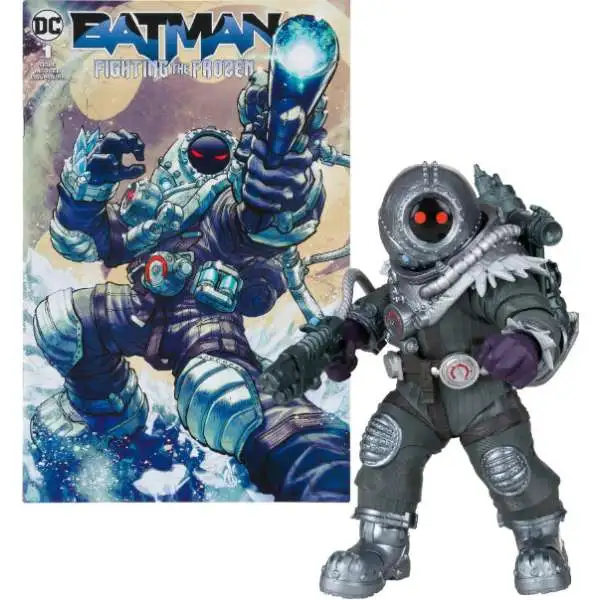 WizKids DC HeroClix Iconix - Mr. Freeze Snowglobe Figura (Base 2x2) Con Palla Di Neve Decorativa