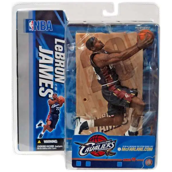 McFarlane Toys NBA Cleveland Cavaliers Sports Picks Basketball Series 10 LeBron James Action Figure [Blue Jersey]