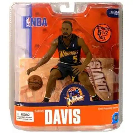 McFarlane Toys NBA Golden State Warriors Sports Basketball Series 13 Baron Davis Action Figure [Blue Jersey]