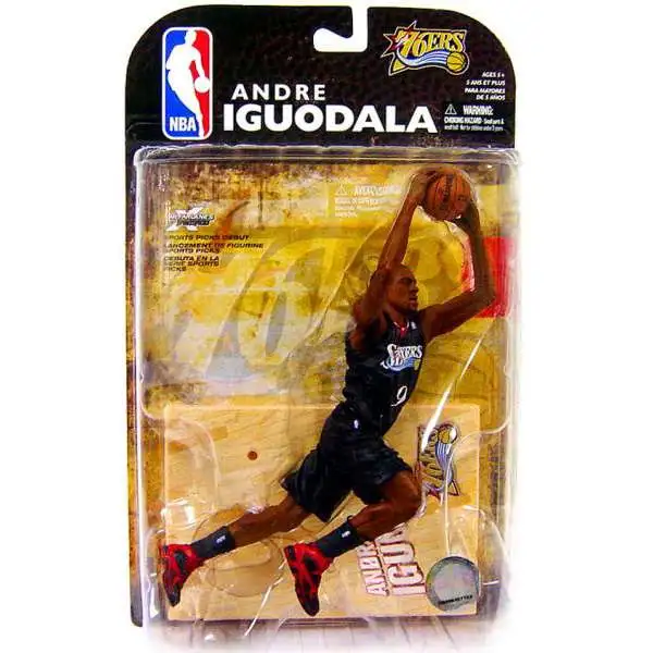McFarlane Toys NBA Philadelphia 76ers Sports Picks Basketball Series 16 Andre Iguodala Action Figure