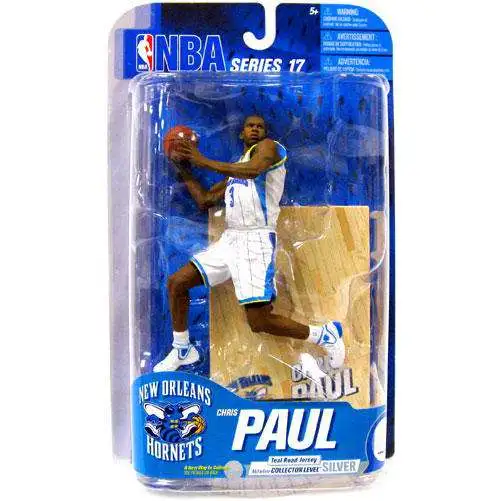 McFarlane Toys NBA New Orleans Hornets Sports Basketball Series 17 Chris Paul Action Figure [White Jersey]