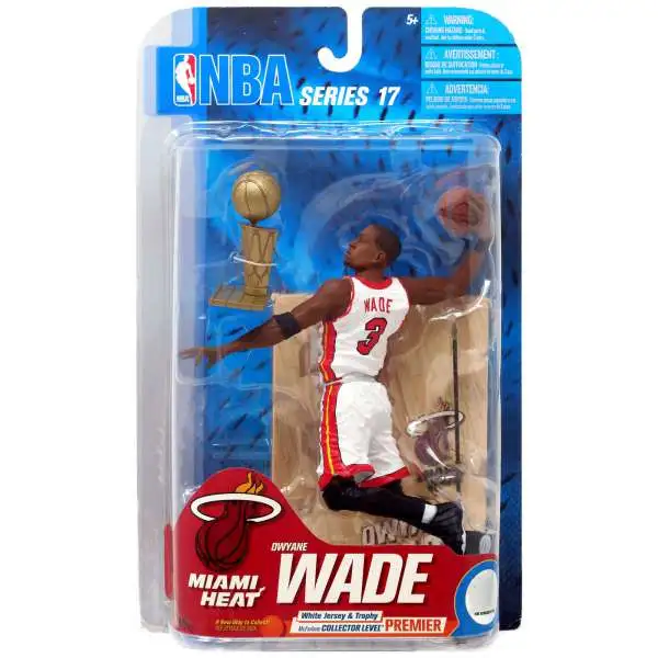 McFarlane Toys NBA Miami Heat Sports Basketball Series 17 Dwyane