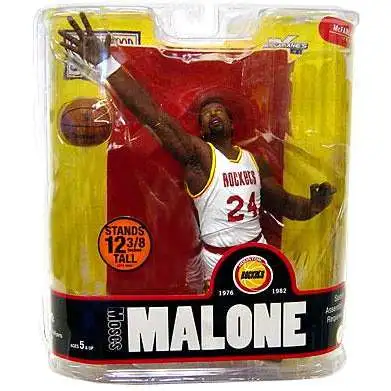 McFarlane Toys NBA Houston Rockets Sports Basketball Legends Series 3 Moses Malone Action Figure [White Jersey Variant]