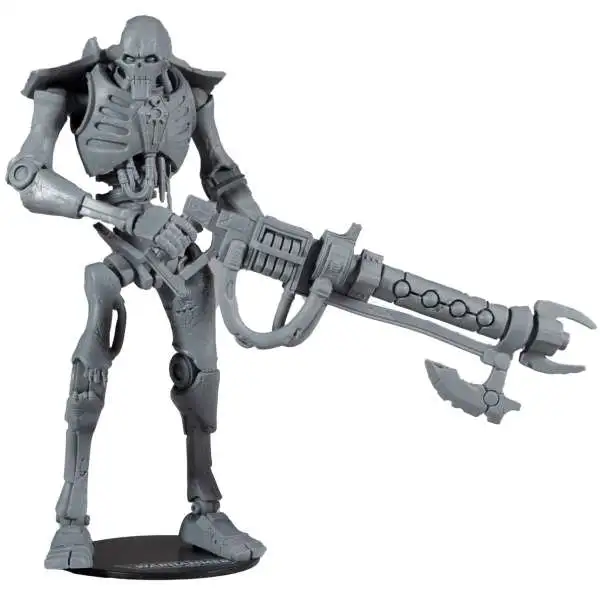 McFarlane Toys Warhammer 40,000 Necron Warrior 'AP' Action Figure [Platinum Edition, Artist Proof]