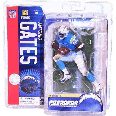 McFarlane Toys NFL San Diego Chargers Sports Picks Football Series 14 Antonio Gates Action Figure [Powder Blue Jersey]