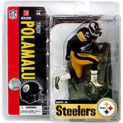 McFarlane Toys NFL Pittsburgh Steelers Sports Picks Football Series 14 Troy Polamalu Action Figure [Black Jersey]