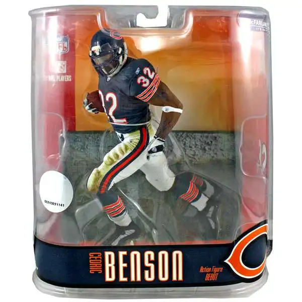 McFarlane Toys NFL Chicago Bears Sports Picks Football Series 15 Cedric Benson Action Figure