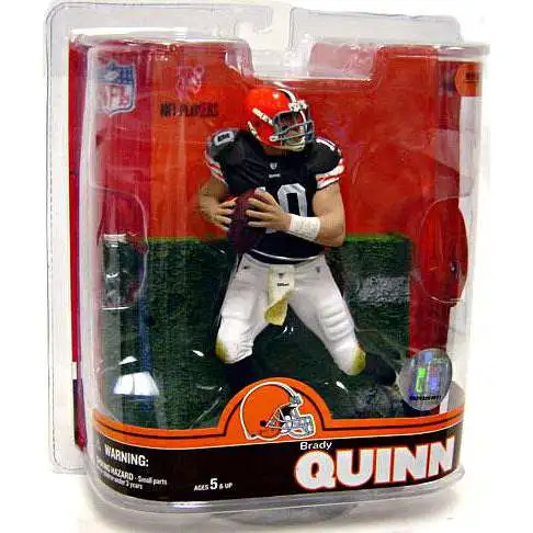 McFarlane Toys NFL Cleveland Browns Sports Picks Football Series 16 Brady Quinn Action Figure