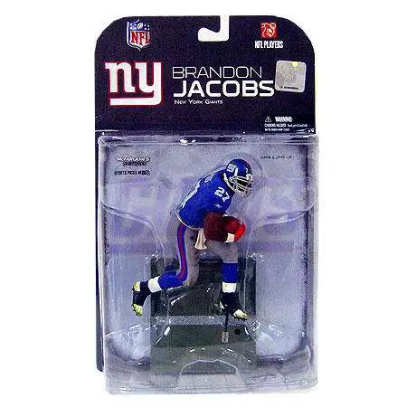McFarlane Toys NFL New York Giants Sports Picks Football Series 18 Brandon Jacobs Action Figure