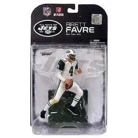 McFarlane Toys NFL New York Jets Sports Picks Football Series 19 Brett Favre Action Figure [White Jersey]