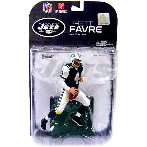 McFarlane Toys NFL New York Jets Sports Picks Football Series 19 Brett Favre Exclusive Action Figure [Green Jersey Variant]