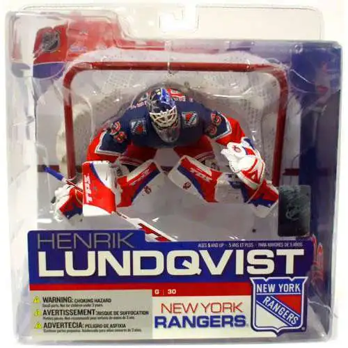 McFarlane Toys NHL New York Rangers Sports Hockey Series 13 Henrik Lundqvist Action Figure [Blue Alternate Jersey]