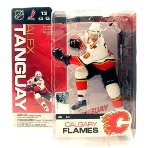 McFarlane Toys NHL Calgary Flames Sports Hockey Series 13 Alex Tanguay Action Figure [White Jersey]