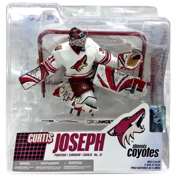 McFarlane Toys NHL Phoenix Coyotes Sports Hockey Series 14 Curtis Joseph Action Figure [White Jersey]