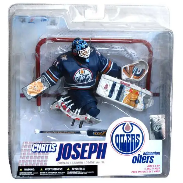 McFarlane Toys NHL Edmonton Oilers Sports Hockey Series 14 Curtis Joseph Action Figure [Retro Blue Jersey]