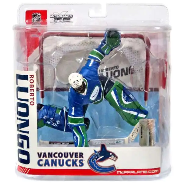 McFarlane Toys NHL Vancouver Canucks Sports Hockey Series 15 Roberto Luongo Action Figure [Blue Jersey Variant]