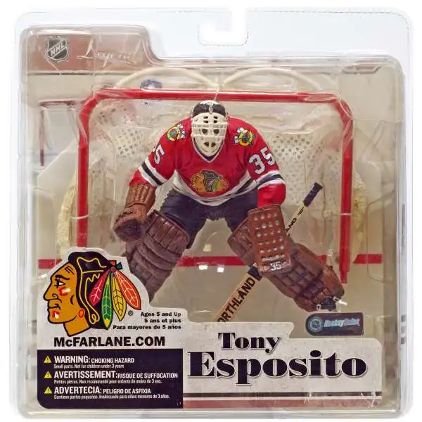 McFarlane Toys NHL Chicago Blackhawks Sports Picks Hockey Legends Series 3 Tony Esposito Action Figure
