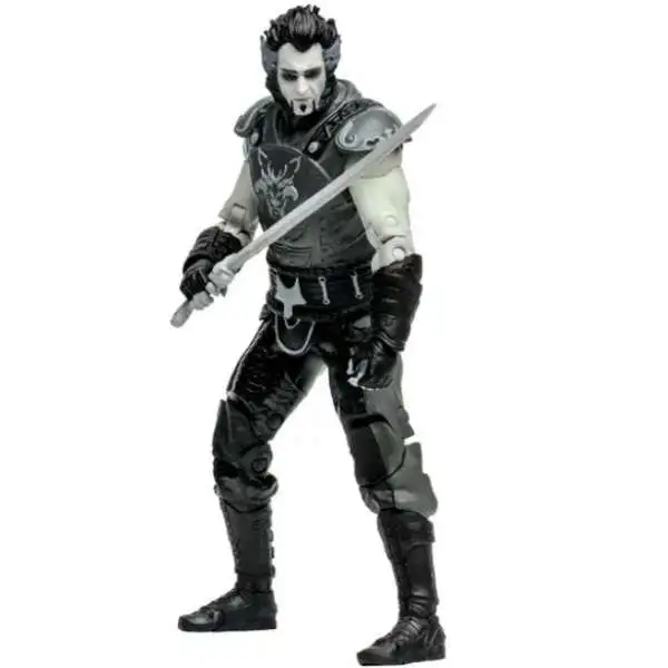 McFarlane Toys DC Multiverse Solomon Grundy Series, Gold Label Collection Ra's Al Ghul Exclusive Action Figure [Black & White, Arkham City]