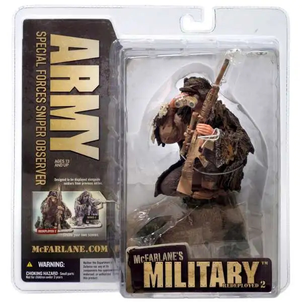 McFarlane Toys Military Redeployed Series 2 Army Special Forces Sniper Observer Action Figure [Caucasian]