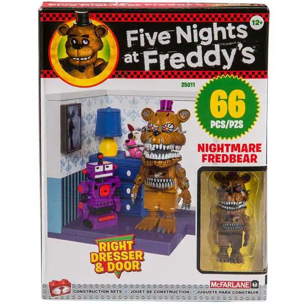 McFarlane Toys Five Nights at Freddy's Right Dresser & Door Build Set [Nightmare Fredbear]