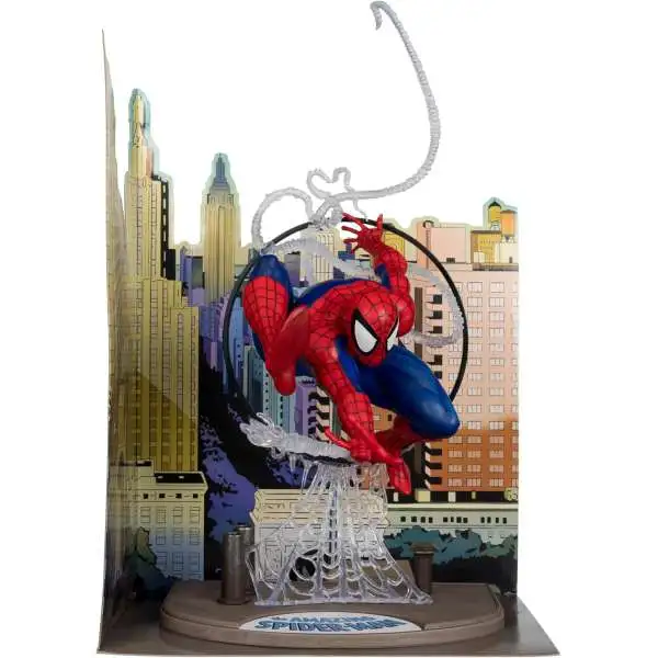 McFarlane Toys Marvel Spider-Man by Todd McFarlane Posed Figure with Scene & Comic [The Amazing Spider-Man #301]