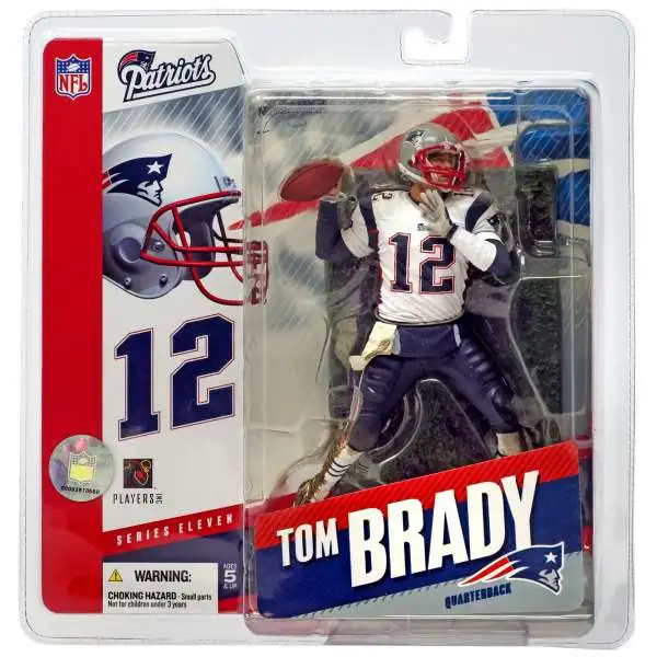 McFarlane Toys NFL New England Patriots Sports Picks Football Series 11 Tom Brady Action Figure [White Jersey Variant]