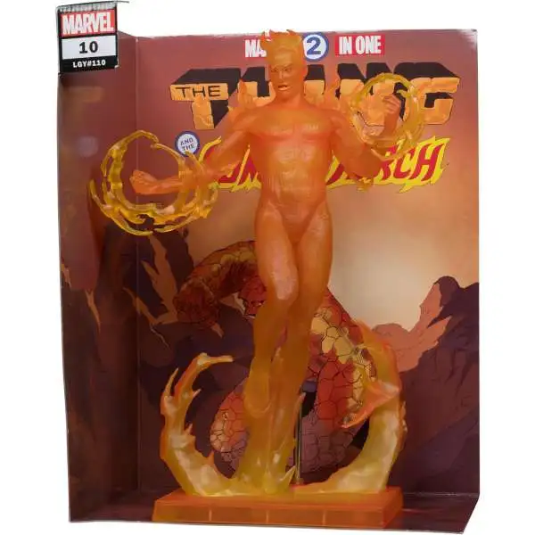 McFarlane Toys Marvel Fantastic Four Human Torch Posed Figure with Scene & Comic [Marvel 2-in-One #10]