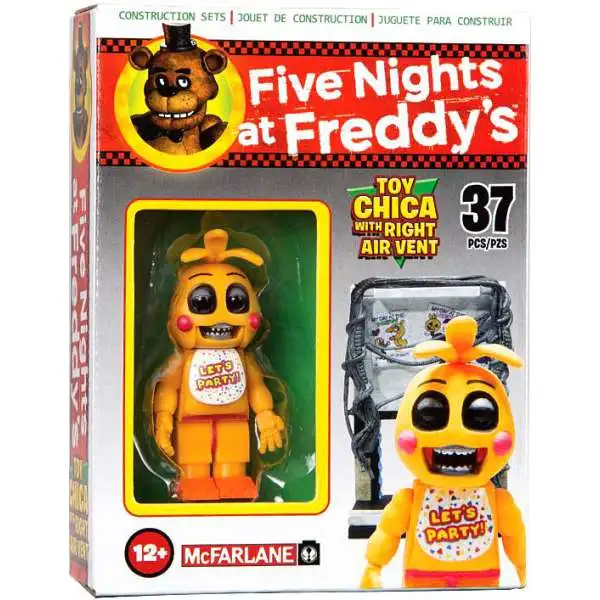 McFarlane Toys Five Nights at Freddy's Toy Chica with Right Air Vent Micro Figure Build Set