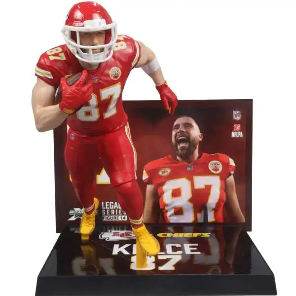 McFarlane Toys NFL Kansas City Chiefs Sports Football Travis Kelce Action Figure [Red Uniform, Regular Version]