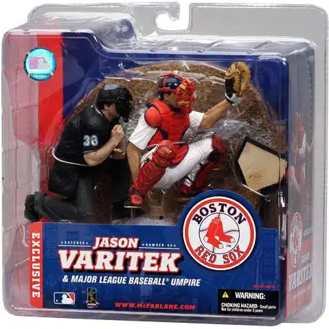 McFarlane Toys MLB Boston Red Sox Sports Picks Baseball Exclusive 2-Pack Jason Varitek & Homeplate Umpire Exclusive Action Figure 2-Pack