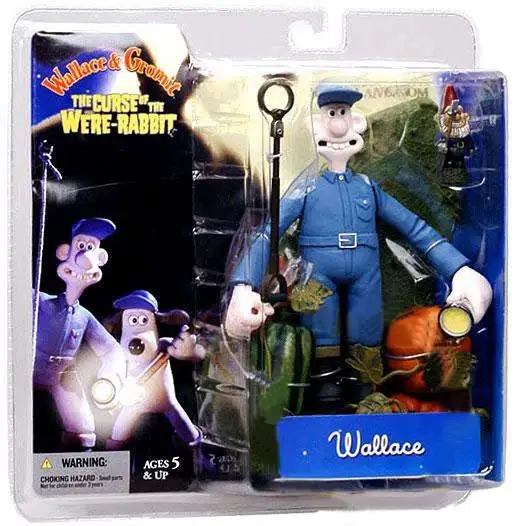 McFarlane Toys Wallace and Gromit The Curse of the Were-Rabbit Wallace Action Figure [With Flashlight]