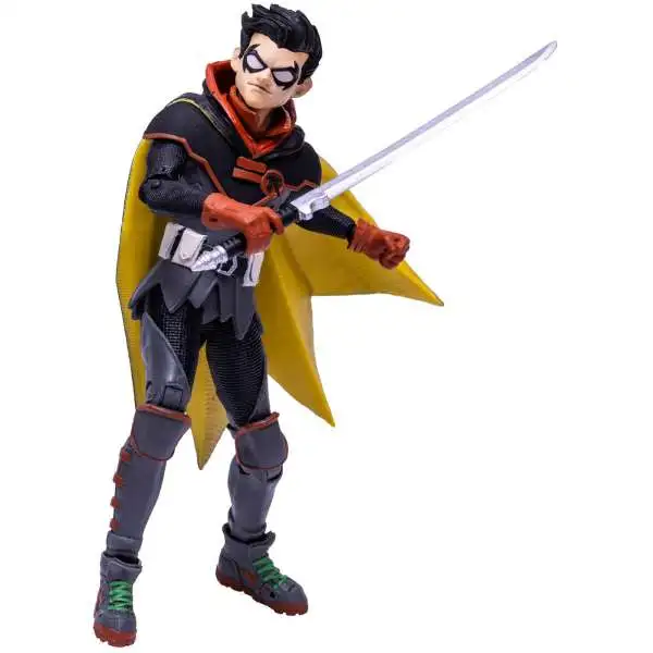 McFarlane Toys DC Multiverse Robin Action Figure [Damian Wayne, Infinite Frontier, Masked, Damaged Package]