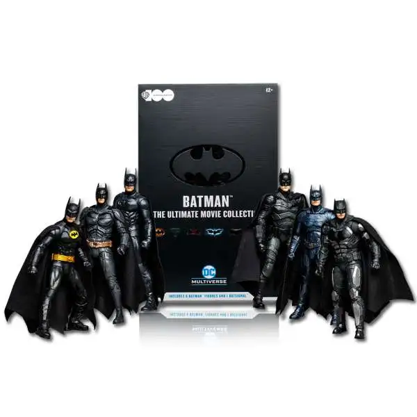 McFarlane Toys DC Multiverse WB100 Batman The Ultimate Movie Collection Action Figure 6-Pack