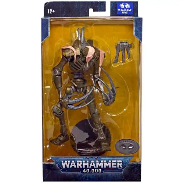 McFarlane Toys Warhammer 40,000 Ork Meganob with Buzzsaw & Base Mega Action  Figure, 7 Inch