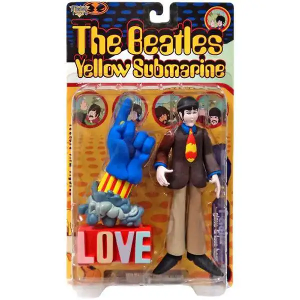 McFarlane Toys The Beatles Yellow Submarine Feature Film Figures Paul Action Figure [with Glove & Love Base, Damaged Package]
