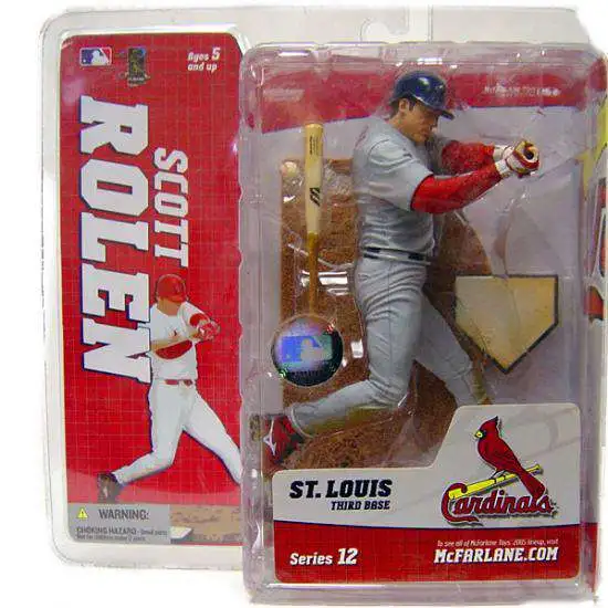 McFarlane Toys MLB St. Louis Cardinals Sports Picks Baseball Series 12 Scott Rolen Action Figure [Gray Jersey Variant]