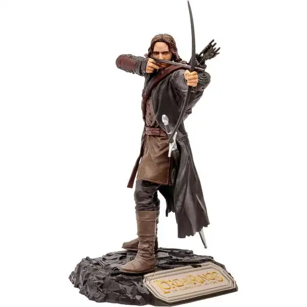 McFarlane Toys Lord of the Rings Movie Maniacs Aragorn 6-Inch Posed Figure Only 11,750 Made!