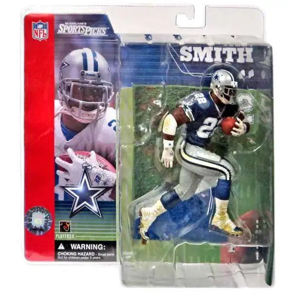 McFarlane Toys NFL Dallas Cowboys Sports Picks Football Series 1 Emmitt Smith Action Figure [Blue Jersey]