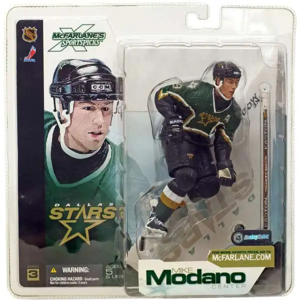 McFarlane Toys NHL Dallas Stars Sports Series 3 Mike Modano Action Figure [Green Jersey]