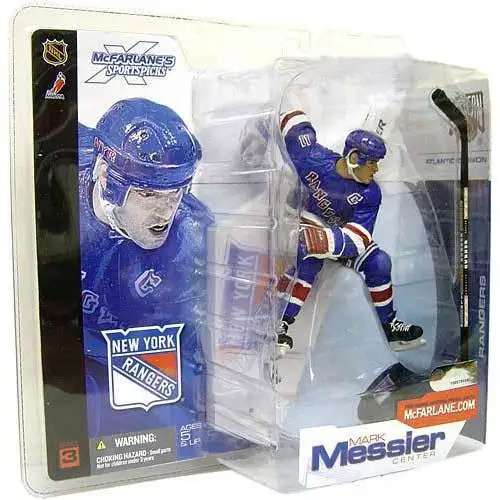 McFarlane Toys NHL New York Rangers Sports Hockey Series 3 Mark Messier Action Figure [Blue Rangers Jersey]