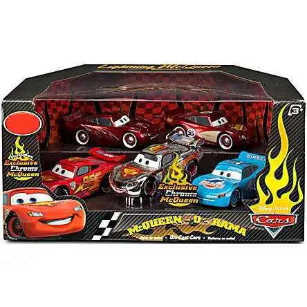 Disney / Pixar Cars Cars 2 1:43 Multi-Packs McQueen-O-Rama Exclusive Diecast Car Set [Set #1]