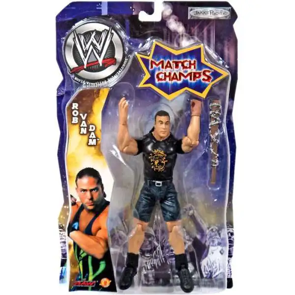 WWE Wrestling Match Champs Rob Van Dam Action Figure [Damaged Package]