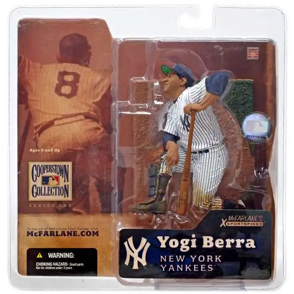 McFarlane Toys MLB New York Yankees Sports Picks Baseball Cooperstown Collection Series 1 Yogi Berra Action Figure [Regular Hat]