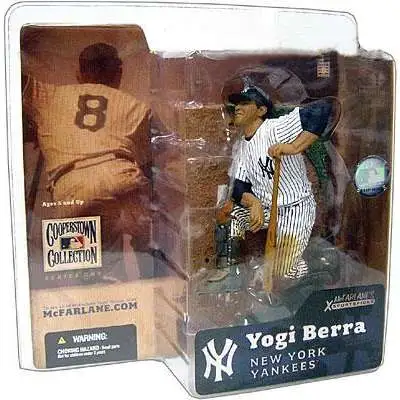 McFarlane Toys MLB Sports Picks Baseball Cooperstown Collection Series 1 Yogi Berra Action Figure [Shiny Hat]