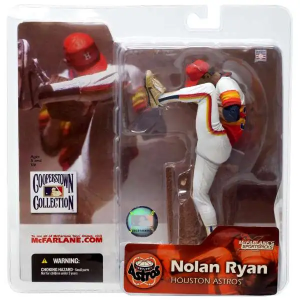 McFarlane Toys MLB Houston Astros Sports Picks Baseball Cooperstown Collection Series 1 Nolan Ryan Action Figure [Astros Uniform]