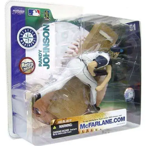 McFarlane Toys MLB Seattle Mariners Sports Picks Baseball Series 7 Randy Johnson Action Figure [White Jersey Variant]