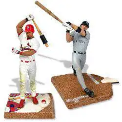 McFarlane Toys MLB St. Louis Cardinals / New York Yankees Sports Picks Baseball 3 Inch Mini Series 2 Albert Pujols & Jason Giambi Mini Figure 2-Pack