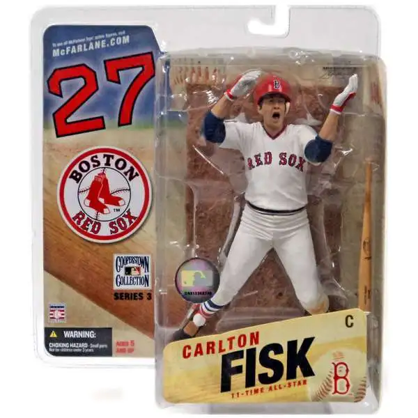 McFarlane Toys MLB Sports Picks Baseball Cooperstown Collection Series 3 Carlton Fisk Action Figure
