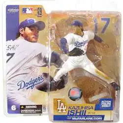McFarlane Toys MLB Los Angeles Dodgers Sports Picks Baseball Series 6 Kazuhisa Ishii Action Figure [White Jersey]